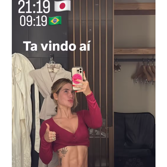 Recentemente, Virginia Fonseca passou por uma transformação ao definir ainda mais seus músculos