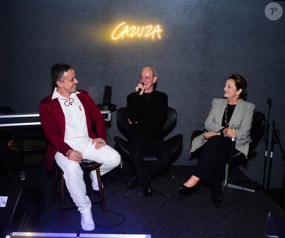 Bate-papo entre Ney, Lucinha e o curador Ramon na 'Cazuza Exagerado'