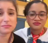 "Sandy, me nota, querida! Sou doida pra ver o rosto do seu filho", confessou Milena no vídeo viral das redes sociais