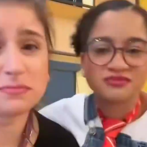 "Sandy, me nota, querida! Sou doida pra ver o rosto do seu filho", confessou Milena no vídeo viral das redes sociais
