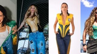 Corset, decote profundo e repeteco fashion das WAGs: veja os looks de Bruna Biancardi, Gabriely Miranda e mais esposas de jogadores para a estreia do Brasil na Copa do Mundo
