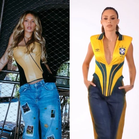 Corset, decote profundo e repeteco fashion das WAGs: veja os looks de Bruna Biancardi, Gabriely Miranda e mais esposas de jogadores para a estreia do Brasil na Copa do Mundo