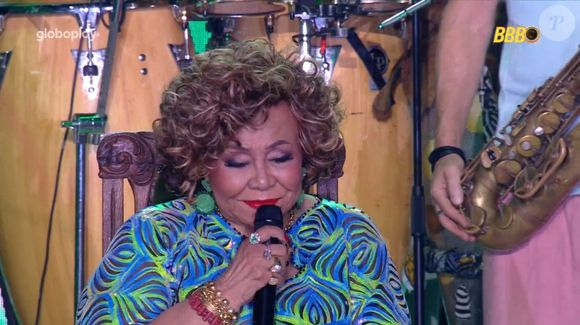 Alcione também participou do show e deixou Delma e Aline emocionadas no 'BBB 25'