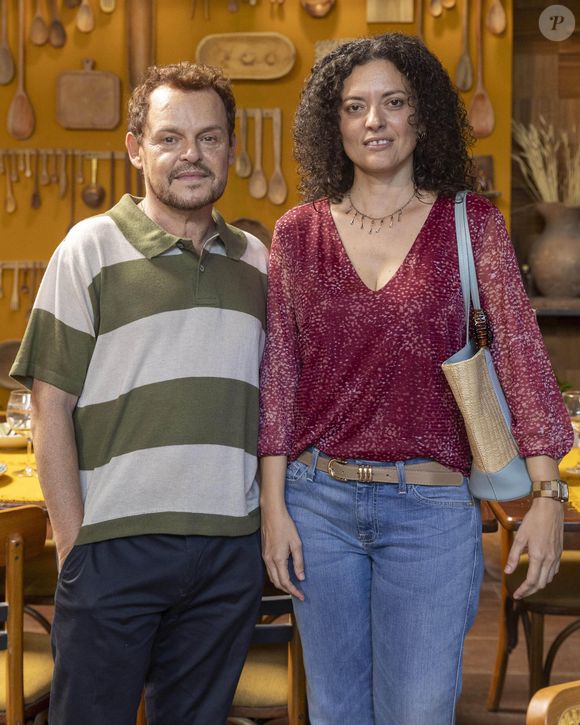 Nataly Rocha e Matheus Nachtergaele são parceiros na novela 'Dona de Mim'