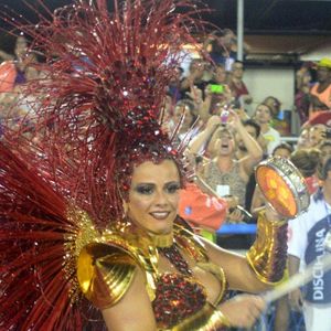 Na ocasião, a fantasia de Viviane Araújo foi a 'Chama Acesa', representando o enredo do Salgueiro sobre o fogo