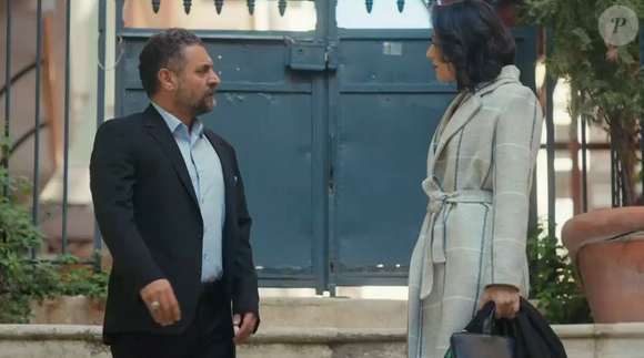 Kesmet é questionada por Yusuf se ele é sua filha, na novela 'Força de Mulher' em 14 de abril de 2025