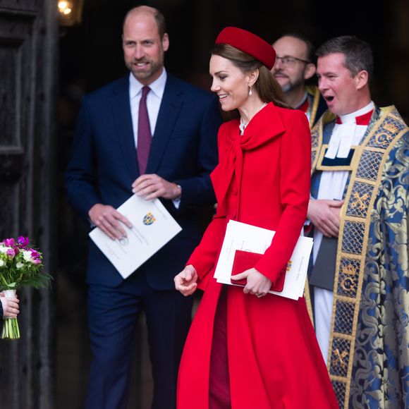 Kate Middleton foi acompanhada do Príncipe William no evento.