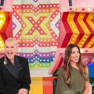 Xuxa Meneghel e Patrícia Abravanel juntas no 'Programa Silvio Santos'