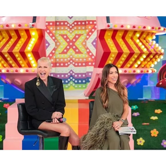 Xuxa Meneghel e Patrícia Abravanel juntas no 'Programa Silvio Santos'