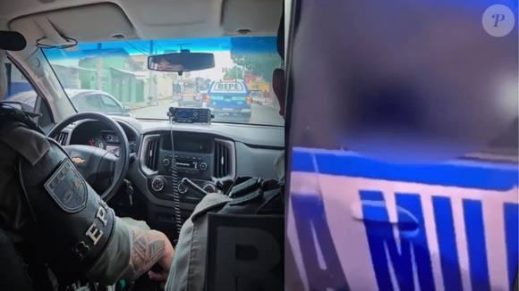 FLAGRA! PM é filmado se masturbando dentro de viatura e suposto motivo de excitação vem à tona: 'Envolve colega'