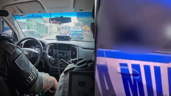 FLAGRA! PM é filmado se masturbando dentro de viatura e suposto motivo de excitação vem à tona: 'Envolve colega'