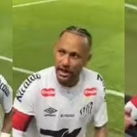 Xiiii! Neymar se revolta e bate-boca com torcedor após cobrança em nova derrota do Santos
