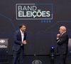O clima esquentou no debate entre Lula e Flávio Bolsonaro na Band