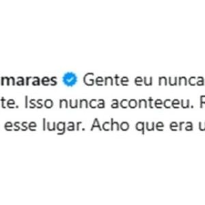 Ingrid Guimarães: ‘Gente, eu nunca fui nesse restaurante. Isso nunca aconteceu (risos). Não sei nem onde fica esse lugar. Acho que era um sósia’