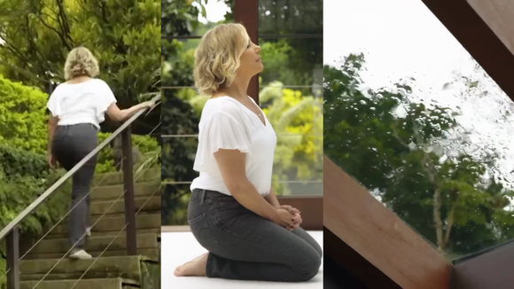 ‘Céuzinho’: com telhado de vidro, carpete branco e muita natureza em volta, mansão de Heloisa Périssé tem cômodo especial para orações