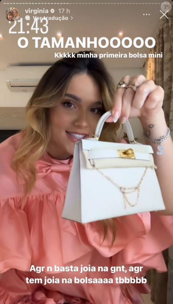 Virgínia Fonseca é fã de bolsas de marcas de luxo e tem diferentes modelos caríssimos