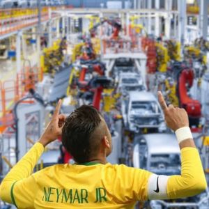 Geraldo Alckmin postou uma foto de Neymar de costas, com a camisa da Seleção Brasileira, para falar do programa nacional de Mobilidade Verde e Inovação (Mover)