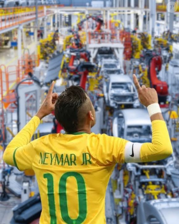Geraldo Alckmin postou uma foto de Neymar de costas, com a camisa da Seleção Brasileira, para falar do programa nacional de Mobilidade Verde e Inovação (Mover)