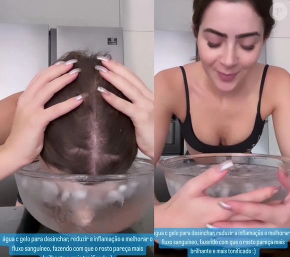 Jade Picon também é adepta do truque de beleza conhecido como skin-icing