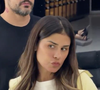 Em um vídeo feito por um cabeleireiro, Simone Mendes apareceu mostrando o cabelo, mas foi o nariz que roubou a cena