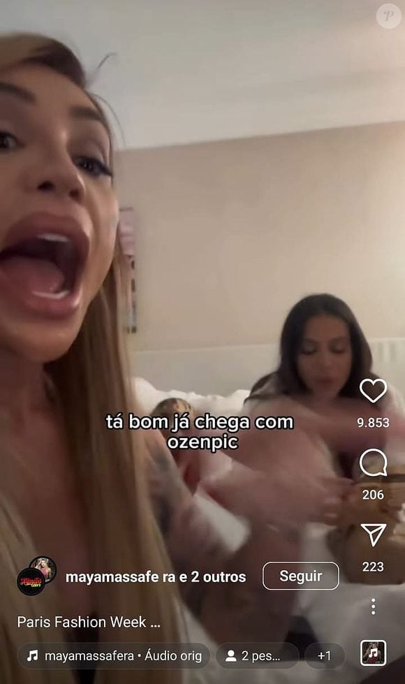 Anitta pediu para Maya Massafera parar de usar Ozempic