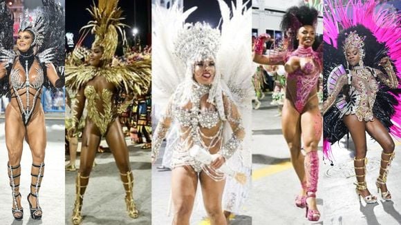 Rainhas de bateria do Carnaval RJ 2025: 27 fotos de Sabrina Sato 'vampira'; Lorena Raissa grávida e coincidência com Vivi Araújo e Érika Januza