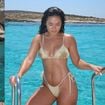 Deusa grega! Maisa exibe curvas em biquíni bordado no mar Egeu e é comparada até a Dua Lipa; veja fotos