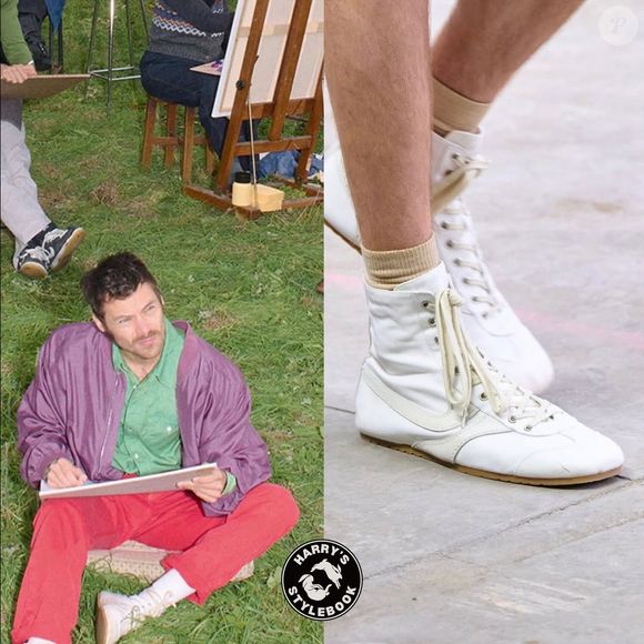 Na web, fãs comparam o novo tênis de Harry Styles ao Adidas Hercules, modelo eternizado por Freddie Mercury, reforçando o clima retrô
