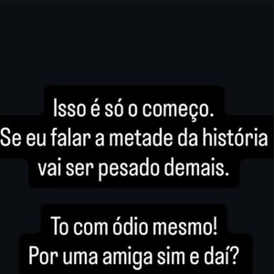 Raphael Verneck disse que o cantor 'finge ser o que não é' e tomou as dores da amiga