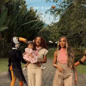 Filha de Ludmilla e Brunna Gonçalves, Zuri ganhou uma festa com o tema Safari