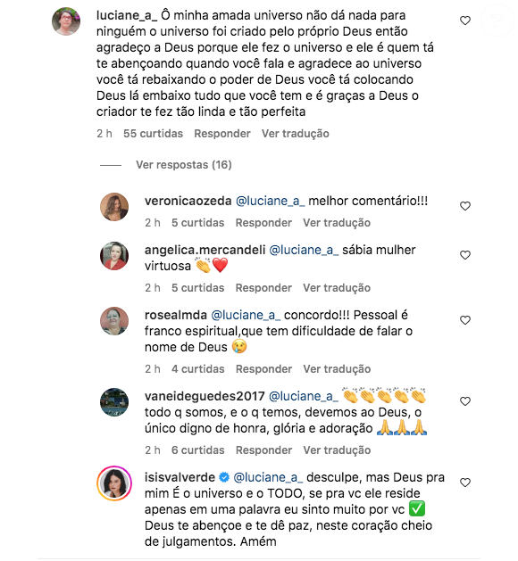 Isis Valverde perdeu a paciência com o comentário da mulher e rebateu seu argumento