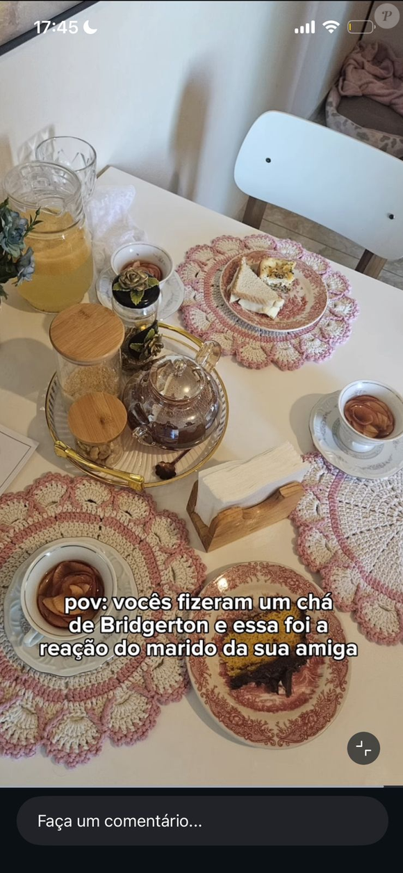 Fãs de 'Bridgerton' recriam estética da era regencial em encontro luxuoso, mas áudio de marido reclamando da 'brincadeira' chama atenção