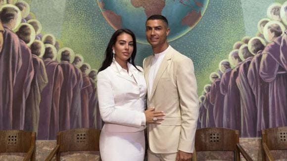 Cristiano Ronaldo teve recente casamento de luxo com Georgina Rodríguez