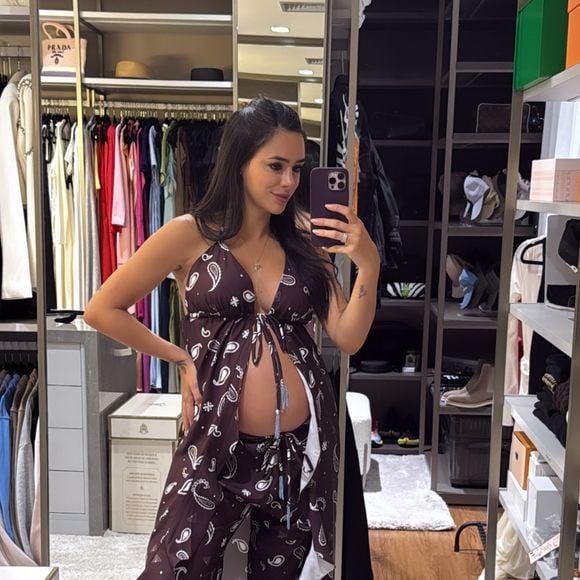 Mulher de Neymar, Bruna Biancardi comparou a atual gravidez com a primeira: 'Mais leve'