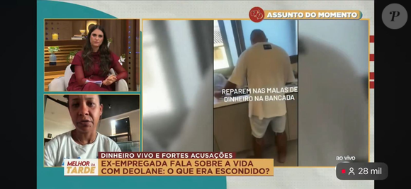Ex-diarista de Deolane chora ao vivo