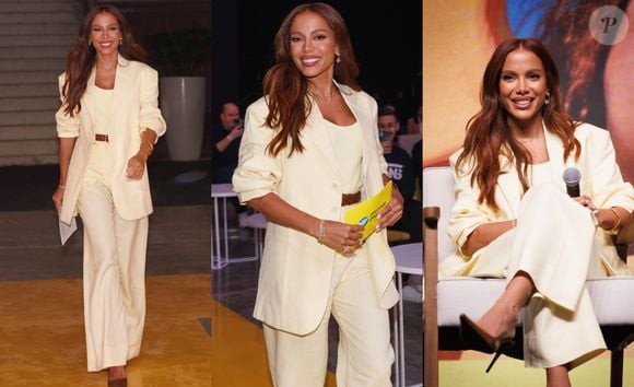 Amarelo manteiga: Anitta elege look com estilo corporativo e cor tendência para anunciar parceria com novo banco digital