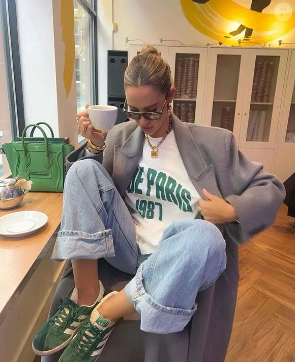 Esse tênis Adidas Samba verde-pinho é o it-item chique e elegante que faltava no seu look primavera/verão