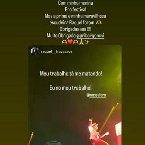 Atriz destaca apoio de familiares e exalta postura resiliente de Sofia nas redes sociais