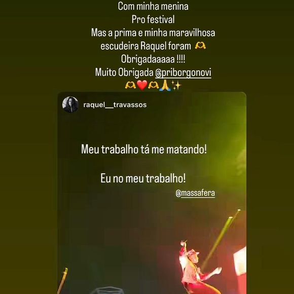 Atriz destaca apoio de familiares e exalta postura resiliente de Sofia nas redes sociais