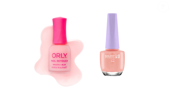 Nail Retouch (Orly) + Caio (Bauny): ideal para quem segue a tendência das 'unhas limpas', o esmalte suaviza imperfeições e deixa as unhas com um acabamento saudável e naturalmente bonito