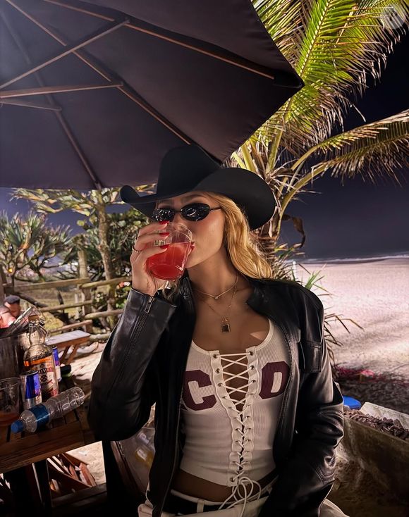 Victória Miranda passou a última semana no Rio de Janeiro, para acompanhá-lo durante os ensaios da ‘Dança dos Famosos’