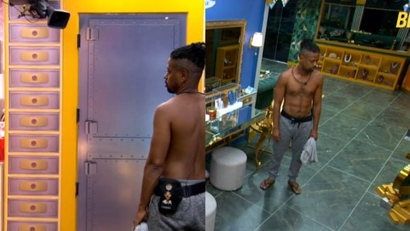 Boneco desistiu do 'BBB 26'? Após Paredão Falso 'eliminar' Breno, 'brother' ganha apartamento, se abala e quase aperta o botão da desistência