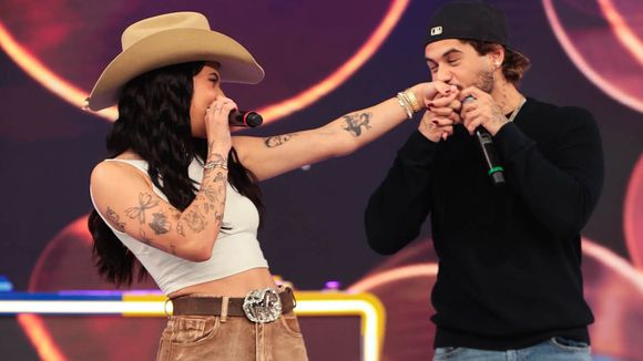 Zé Felipe e Ana Castela protagonizam momentos românticos em programa do SBT: beijo, declaração e olhares apaixonados! Veja tudo!