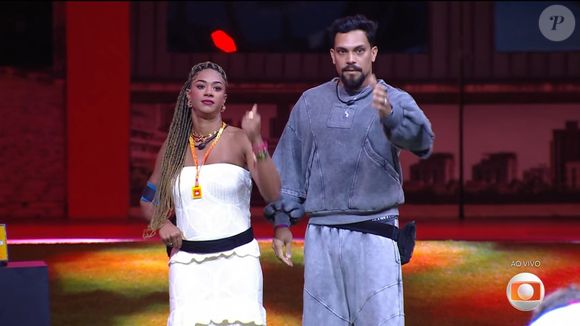Aline e Vinícius foram destaques no primeiro Sincerão do 'BBB 25'