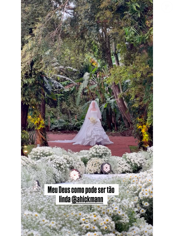 Ana Hickmann roubou a cena na web com seu vestido belíssimo usado no casamento
