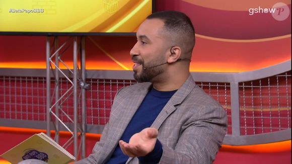 Gil do Vigor ficou tímido ao ser 'exposto' por Diego Hypólito e Ceci Ribeiro no 'Bate-Papo BBB'