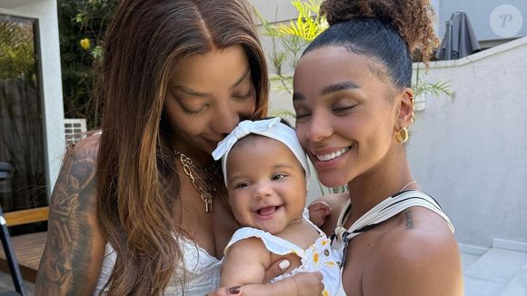 Ludmilla e Brunna Gonçalves escolherem o nome 'Zuza'. Inove como elas e confira outras opções de nome para meninas