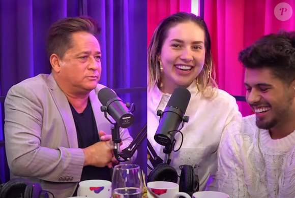 Leonardo disse durante sua participação no podcast: 'Se até lá não der bosta...', se referindo ao casamento de Zé Felipe e de Virginia.