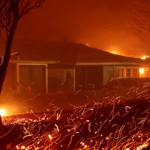 Os intensos incêndios florestais causaram uma enorme destruição por Los Angeles.