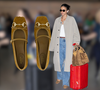 Nem New Balance, nem Samba: Bruna Marquezine dispensa tênis e prova o poder da sapatilha cor de caramelo em aerolook; atriz é fã deste tipo de calçado